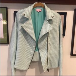 Woven Moto Jacket